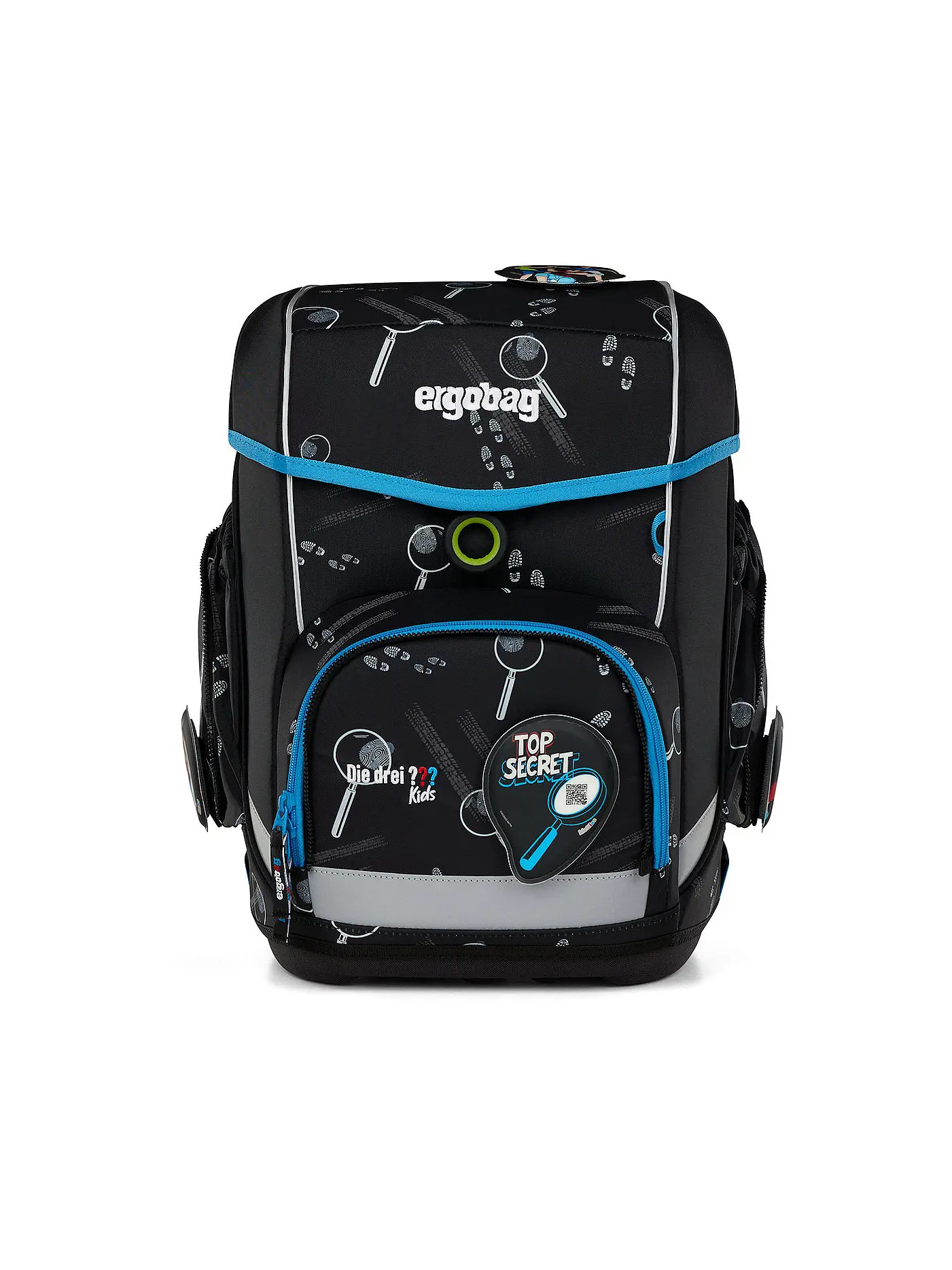ERGOBAG | Schultasche Set 5tlg CUBO VerfolgBärjagd | schwarz
